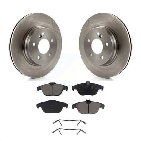 Rear Disc Brake Rotors And Ceramic Pads Kit For Mercedes-Benz E350 C250 C300 C350 E550 K8C-101974 by Transit Auto