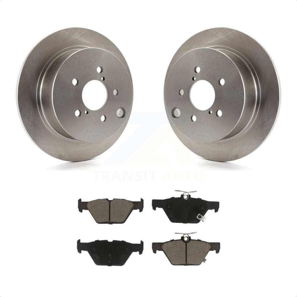 Rear Disc Brake Rotors And Ceramic Pads Kit For Subaru Crosstrek K8C-101978 by Transit Auto