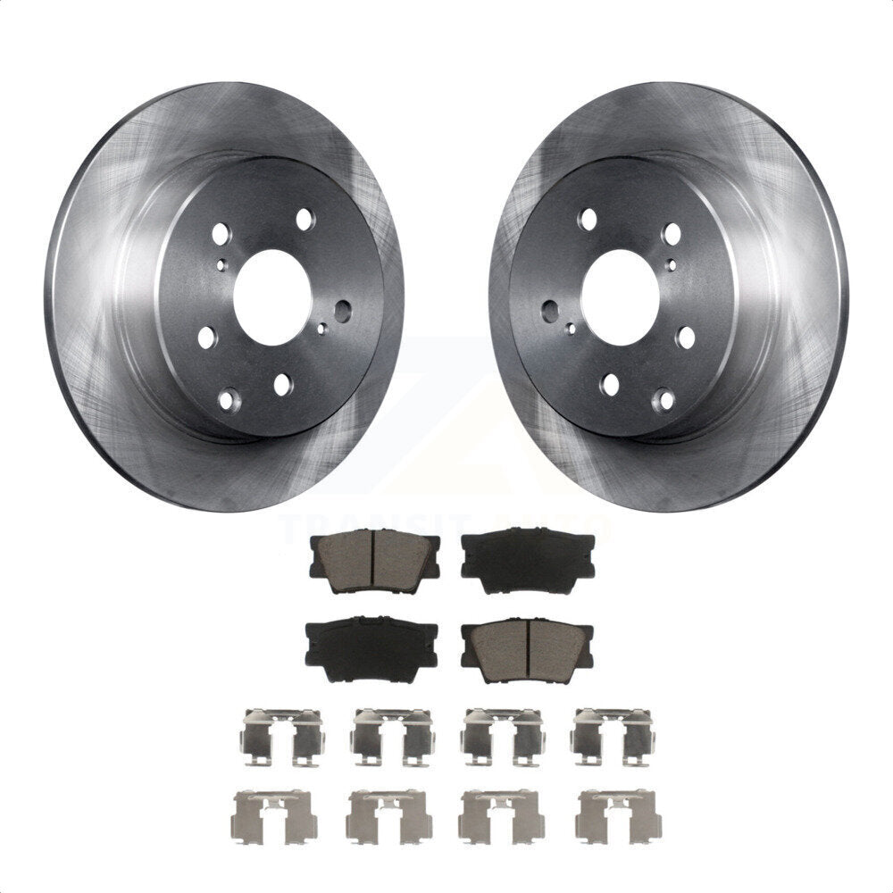 Rear Disc Brake Rotors And Ceramic Pads Kit For Toyota RAV4 Lexus HS250h K8C-101984 by Transit Auto