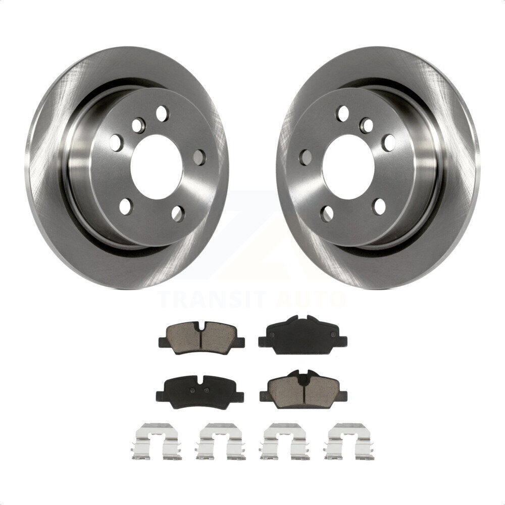 Rear Disc Brake Rotors And Ceramic Pads Kit For Mini Cooper K8C-101994 by Transit Auto