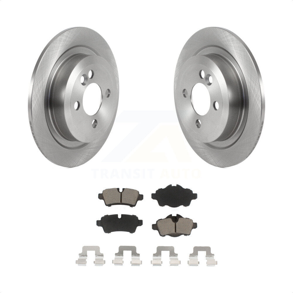 Rear Disc Brake Rotors And Ceramic Pads Kit For Mini Cooper K8C-101996 by Transit Auto