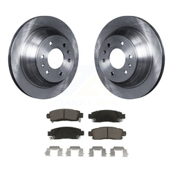 Rear Disc Brake Rotors And Ceramic Pads Kit For Chevrolet Trailblazer GMC Envoy EXT XL Buick Rainier Oldsmobile Bravada XUV SSR Isuzu Ascender Saab 9-7x K8C-102009