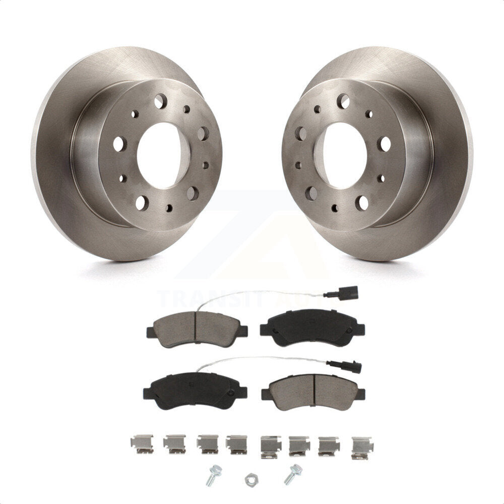 Rear Disc Brake Rotors And Ceramic Pads Kit For Ram ProMaster 1500 2500 3500 K8C-102011 by Transit Auto