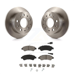 Rear Disc Brake Rotors And Ceramic Pads Kit For Ram ProMaster 1500 2500 3500 K8C-102011