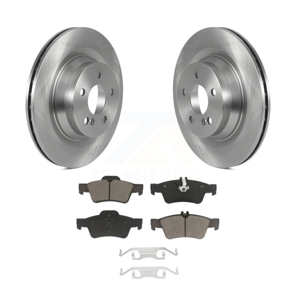 Rear Disc Brake Rotors And Ceramic Pads Kit For Mercedes-Benz CLS550 E550 K8C-102021 by Transit Auto