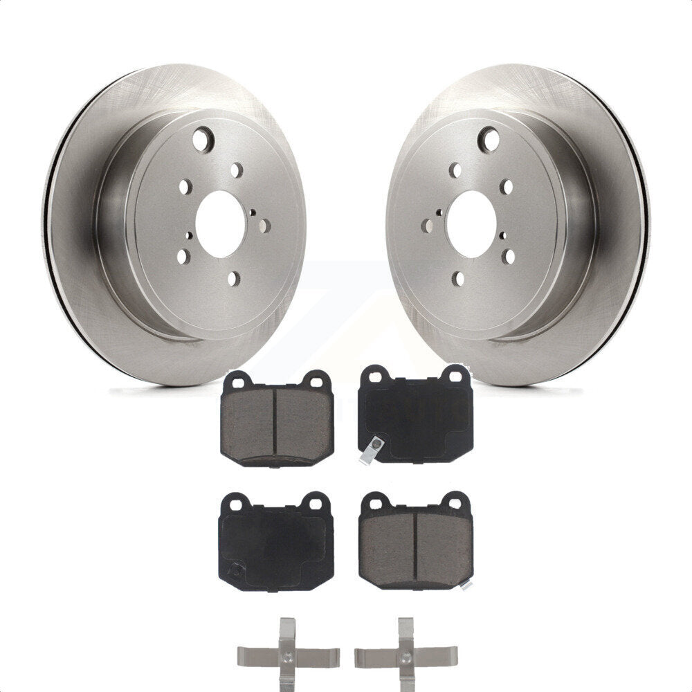 Rear Disc Brake Rotors And Ceramic Pads Kit For Subaru BRZ K8C-102029 by Transit Auto