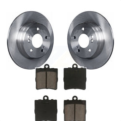 Rear Disc Brake Rotors And Ceramic Pads Kit For Mercedes-Benz C230 C240 Chrysler Crossfire SLK230 SLK320 SLK280 C280 SLK300 K8C-102059