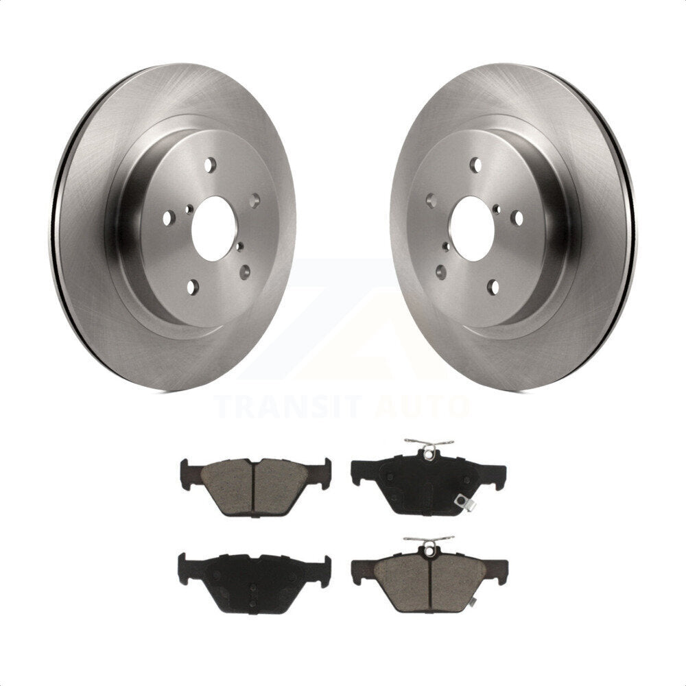 Rear Disc Brake Rotors And Ceramic Pads Kit For Subaru Outback Legacy WRX K8C-102070 by Transit Auto