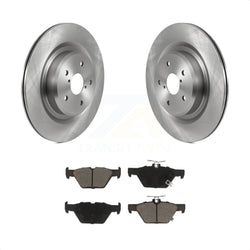 Rear Disc Brake Rotors And Ceramic Pads Kit For 2019-2022 Subaru Ascent K8C-102083