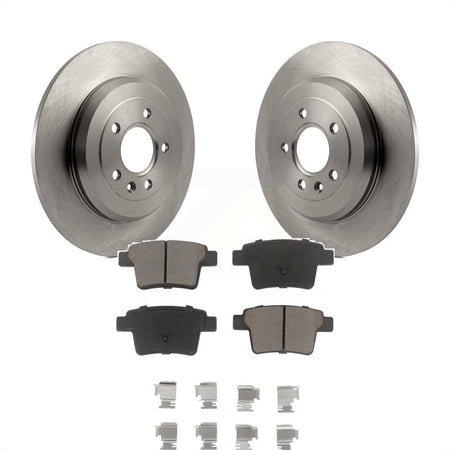 Rear Disc Brake Rotors And Ceramic Pads Kit For Ford Five Hundred Freestyle Taurus Mercury Montego X Sable K8C-102093 by Transit Auto