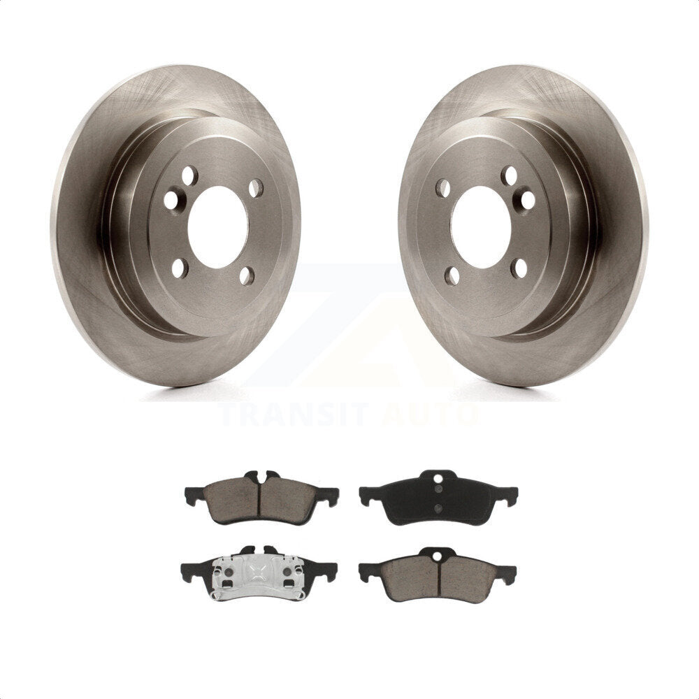 Rear Disc Brake Rotors And Ceramic Pads Kit For Mini Cooper K8C-102097 by Transit Auto