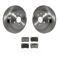 Rear Disc Brake Rotors And Ceramic Pads Kit For Lexus IS250 GS350 IS350 GS300 GS430 GS450h GS460 K8C-102116