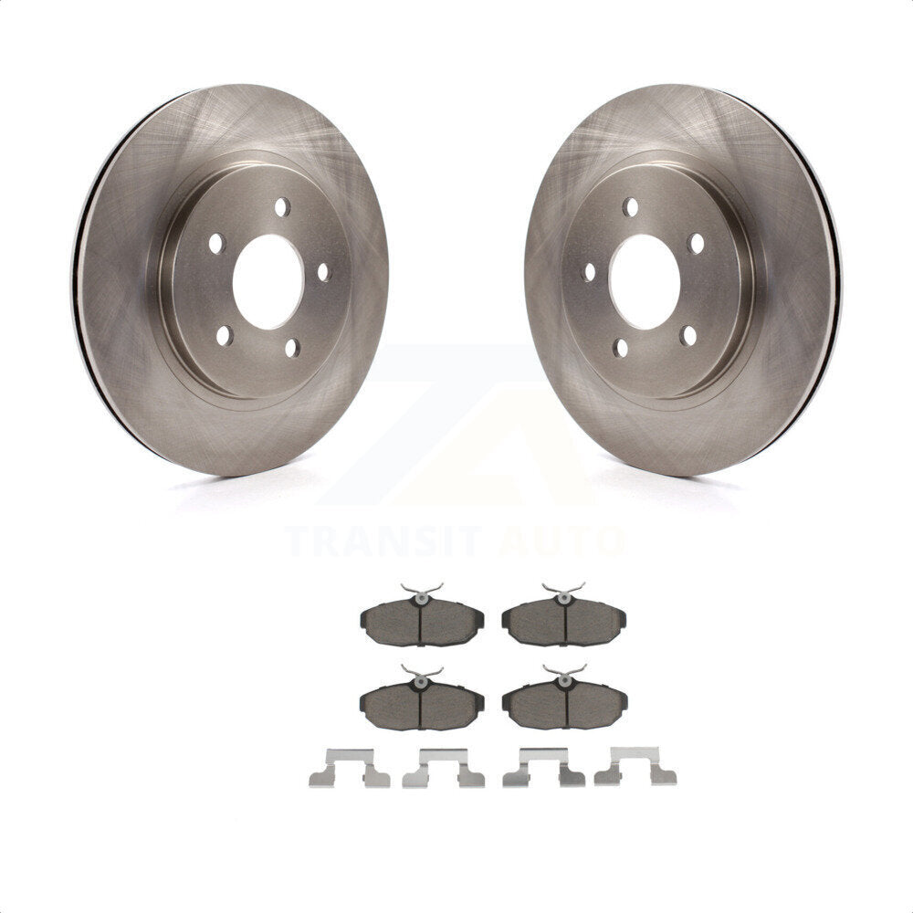 Rear Disc Brake Rotors And Ceramic Pads Kit For Ford Mustang K8C-102131 by Transit Auto