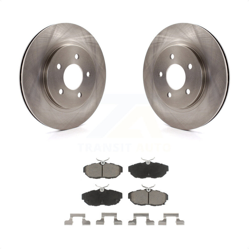 Rear Disc Brake Rotors And Ceramic Pads Kit For Ford Mustang K8C-102132 by Transit Auto