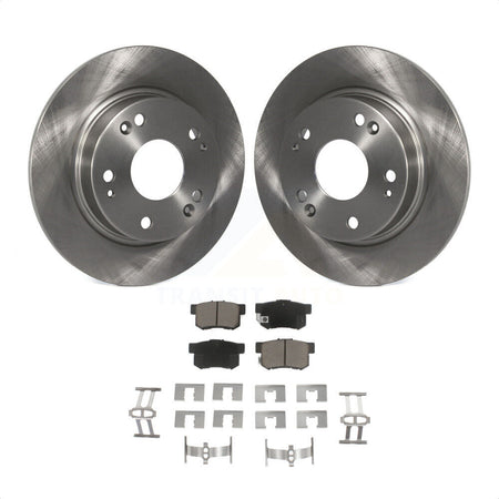 Rear Disc Brake Rotors And Ceramic Pads Kit For Honda Civic Acura ILX CSX K8C-102141 by Transit Auto