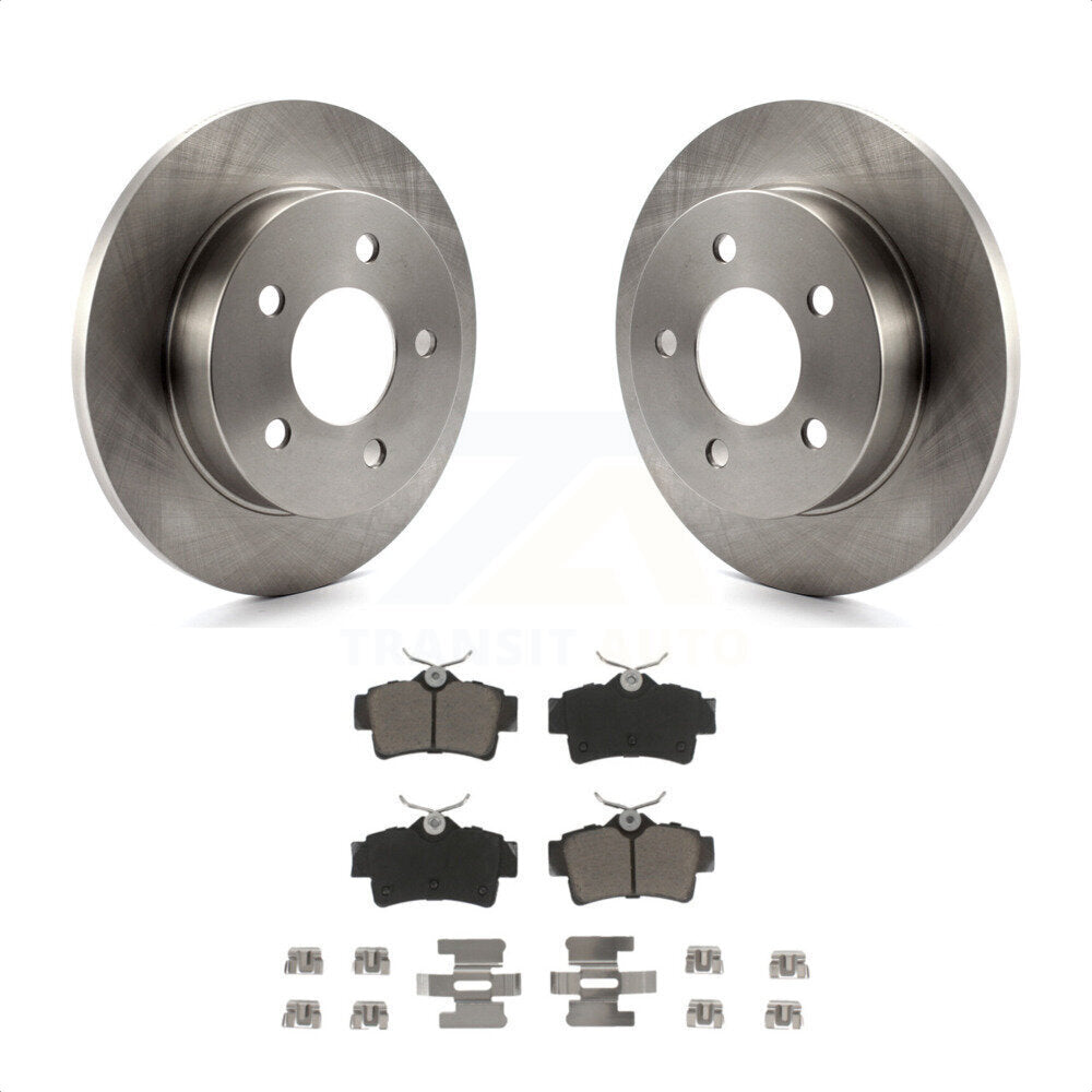 Rear Disc Brake Rotors And Ceramic Pads Kit For Ford Mustang K8C-102157 by Transit Auto