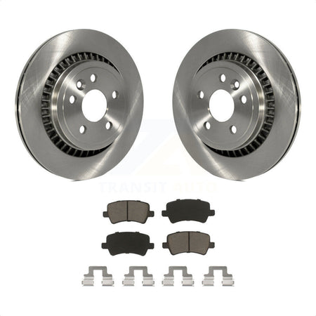 Rear Disc Brake Rotors And Ceramic Pads Kit For 2010-2017 Volvo XC60 K8C-102159 by Transit Auto