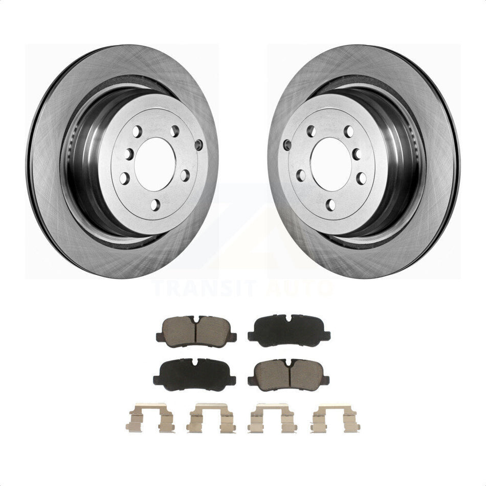 Rear Disc Brake Rotors And Ceramic Pads Kit For Land Rover Range K8C-102160 by Transit Auto