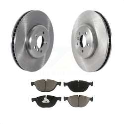 Front Disc Brake Rotors And Ceramic Pads Kit For BMW 750Li xDrive 750i 550i GT K8C-102169