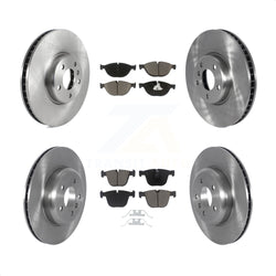 Front Rear Disc Brake Rotors And Ceramic Pads Kit (6Pc) For BMW 740Li 740i 535i GT xDrive ActiveHybrid 7 K8C-102983