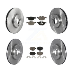 Front Rear Disc Brake Rotors And Ceramic Pads Kit (6Pc) For BMW 550i xDrive 650i Gran Coupe K8C-102984