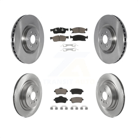 Front Rear Disc Brake Rotors And Ceramic Pads Kit For Mercedes-Benz GLS450 GL450 GL350 ML250 K8C-103007 by Transit Auto