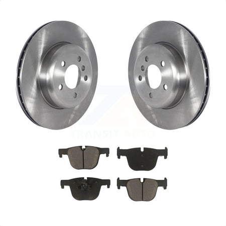 Rear Disc Brake Rotors And Ceramic Pads Kit For BMW 340i GT xDrive K8C-103014 by Transit Auto