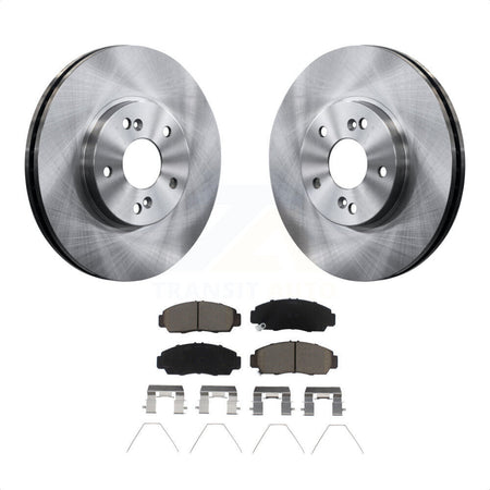 Front Disc Brake Rotors And Ceramic Pads Kit For Honda Accord Acura TSX K8C-103023 by Transit Auto