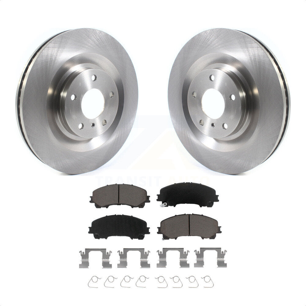 Front Disc Brake Rotors And Ceramic Pads Kit For INFINITI QX50 QX55 K8C-103130 by Transit Auto