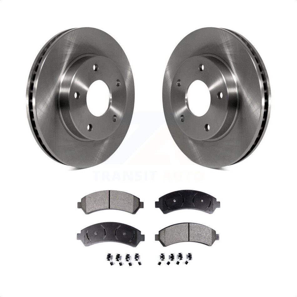 Front Disc Brake Rotors And Semi-Metallic Pads Kit For Chevrolet S10 Blazer GMC Sonoma Jimmy Oldsmobile Bravada Isuzu Hombre K8F-100017 by Transit Auto