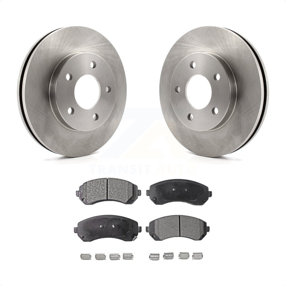 Front Disc Brake Rotors And Semi-Metallic Pads Kit For Buick Rendezvous Pontiac Aztek K8F-100023 by Transit Auto