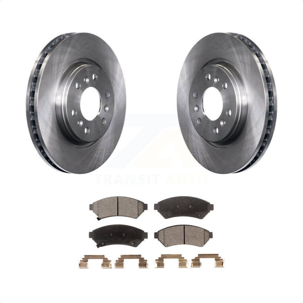 Front Disc Brake Rotors And Semi-Metallic Pads Kit For Chevrolet Uplander Buick Terraza Pontiac Montana Saturn Relay K8F-100054 by Transit Auto