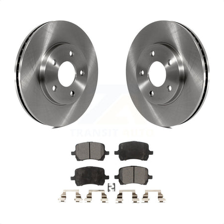 Front Disc Brake Rotors And Semi-Metallic Pads Kit For Chevrolet HHR K8F-100055 by Transit Auto