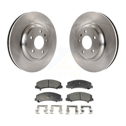 Front Disc Brake Rotors And Semi-Metallic Pads Kit For Chevrolet Buick Lucerne Impala Cadillac DTS Limited LaCrosse Allure K8F-100056