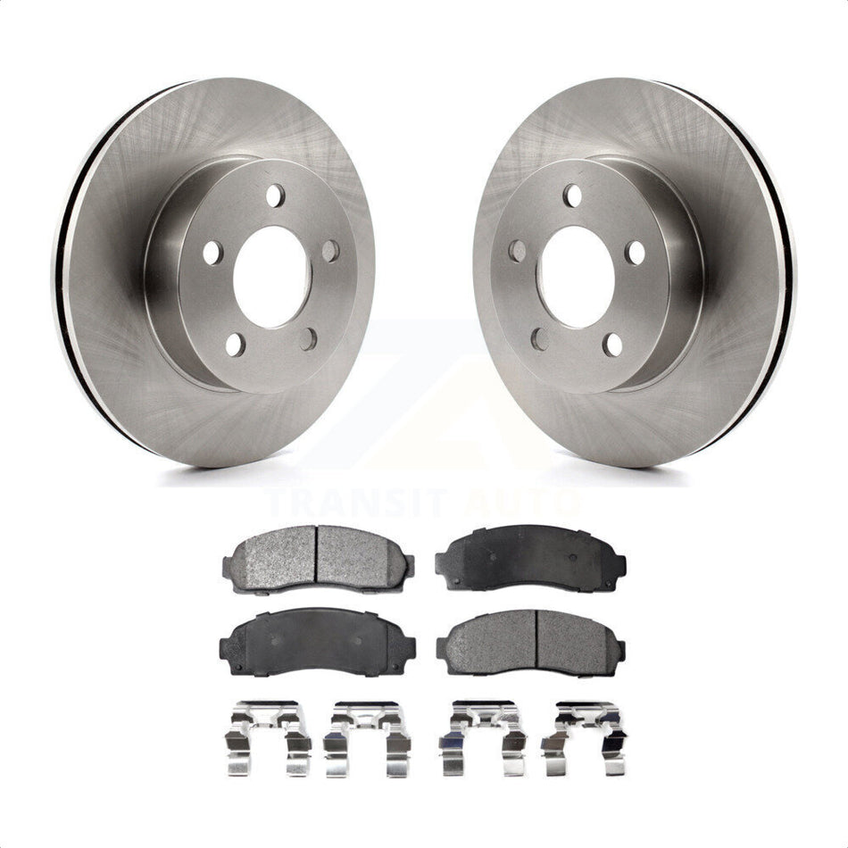 Front Disc Brake Rotors And Semi-Metallic Pads Kit For Ford Ranger Mazda B4000 4WD K8F-100104 by Transit Auto