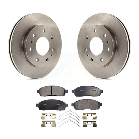 Front Disc Brake Rotors And Semi-Metallic Pads Kit For 2009 Ford F-150 With 7 Lug Wheels K8F-100159 by Transit Auto