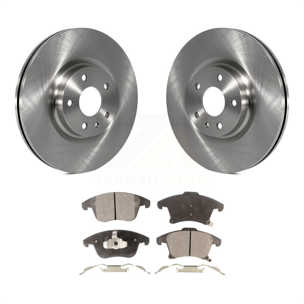 Front Disc Brake Rotors And Semi-Metallic Pads Kit For Ford Fusion Lincoln MKZ K8F-100172 by Transit Auto