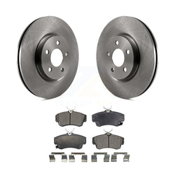 Front Disc Brake Rotors And Semi-Metallic Pads Kit For Chrysler PT Cruiser K8F-100202