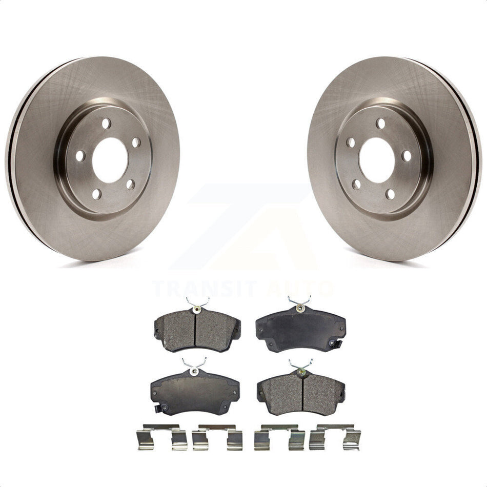 Front Disc Brake Rotors And Semi-Metallic Pads Kit For Chrysler PT Cruiser Dodge Neon K8F-100211 by Transit Auto