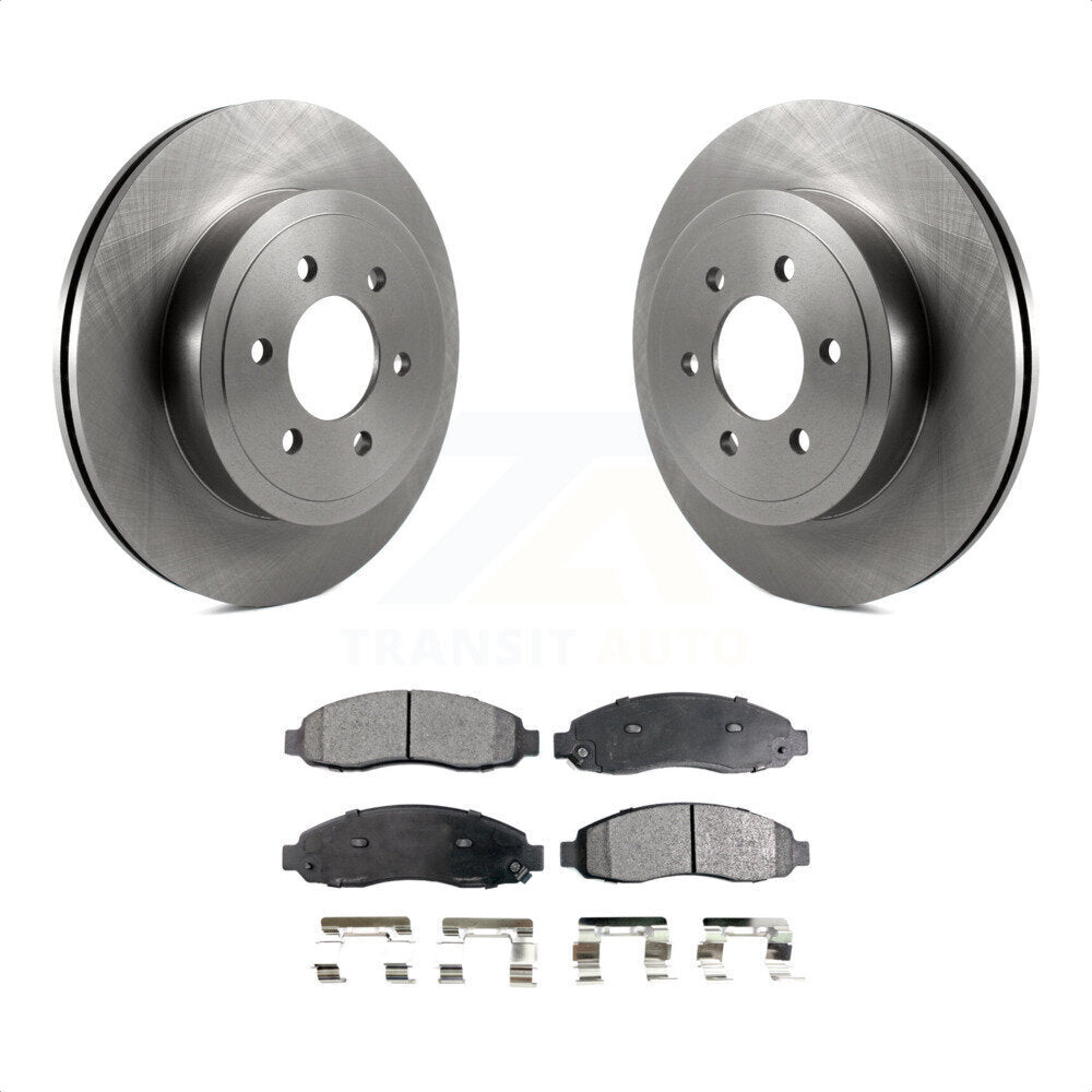 Front Disc Brake Rotors And Semi-Metallic Pads Kit For 2003-2004 Dodge Dakota K8F-100213 by Transit Auto