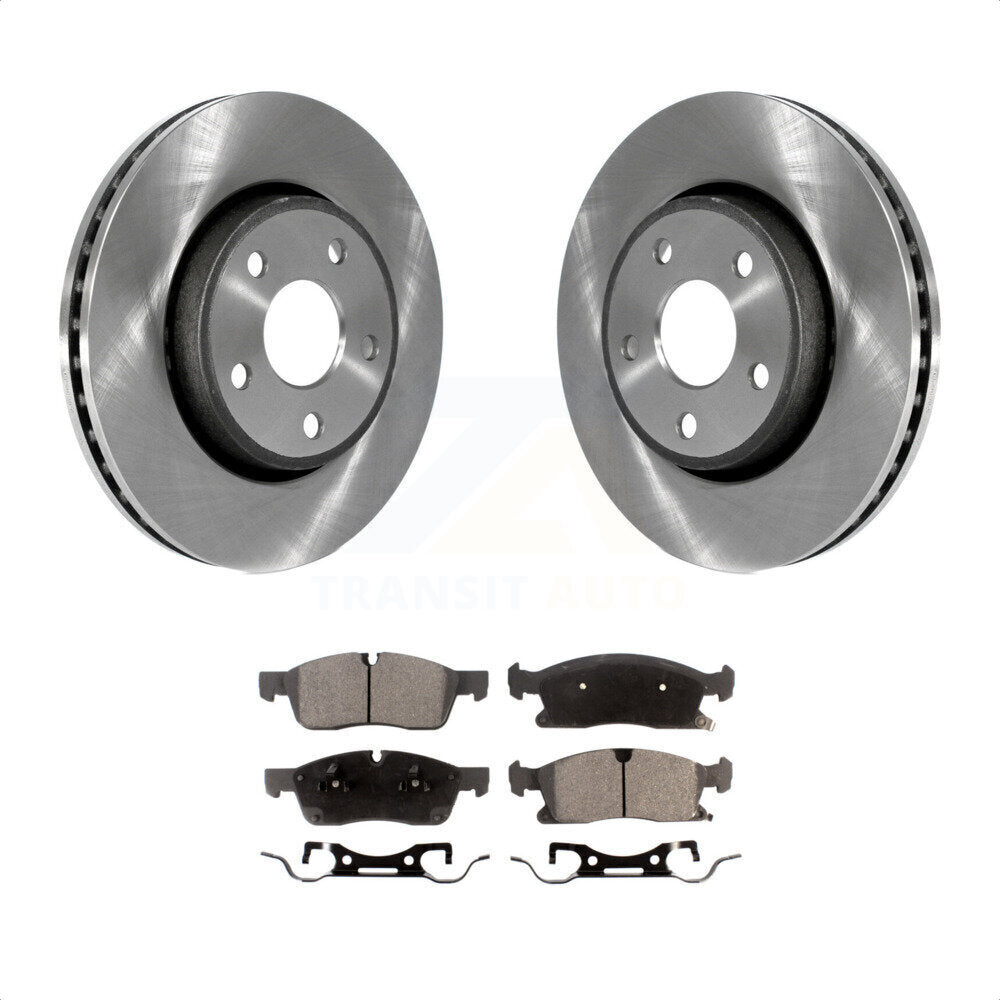 Front Disc Brake Rotors And Semi-Metallic Pads Kit For Jeep Grand Cherokee Dodge Durango K8F-100235 by Transit Auto