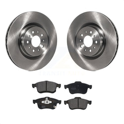 Front Disc Brake Rotors And Semi-Metallic Pads Kit For 2015-2019 Ram ProMaster City K8F-100245
