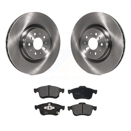 Front Disc Brake Rotors And Semi-Metallic Pads Kit For 2015-2019 Ram ProMaster City K8F-100245 by Transit Auto