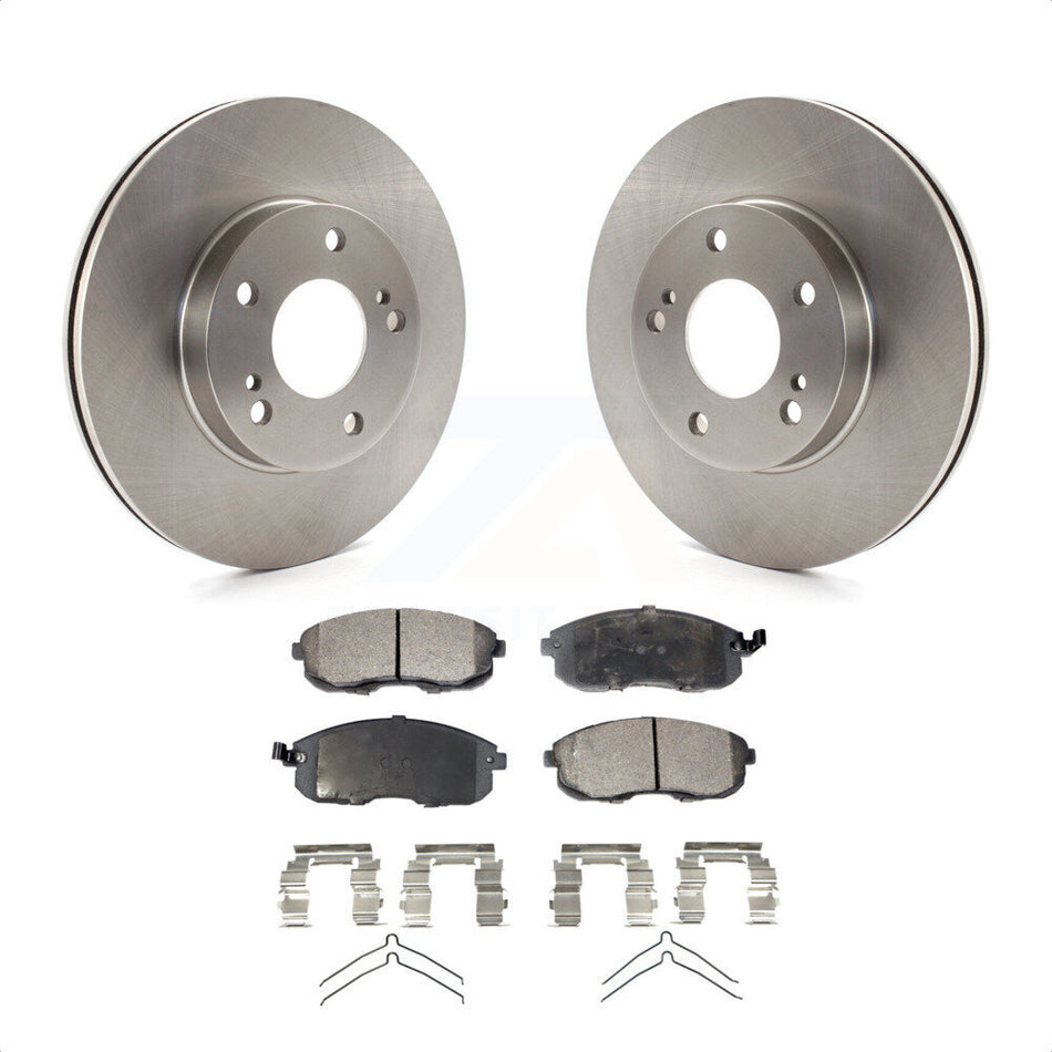 Front Disc Brake Rotors And Semi-Metallic Pads Kit For Nissan Maxima INFINITI I30 K8F-100252 by Transit Auto