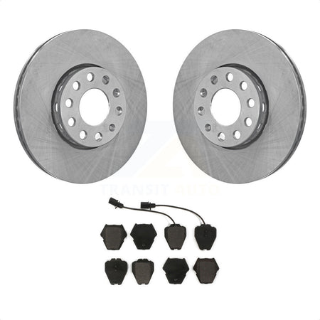 Front Disc Brake Rotors And Semi-Metallic Pads Kit For Volkswagen Passat Audi A4 Quattro K8F-100282 by Transit Auto