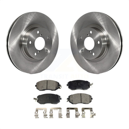 Front Disc Brake Rotors And Semi-Metallic Pads Kit For Subaru Impreza Scion FR-S BRZ K8F-100292 by Transit Auto