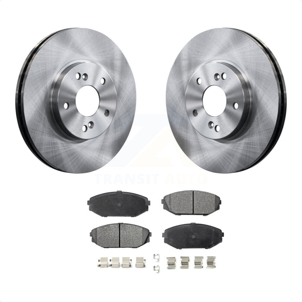 Front Disc Brake Rotors And Semi-Metallic Pads Kit For Honda Odyssey Acura MDX K8F-100316 by Transit Auto