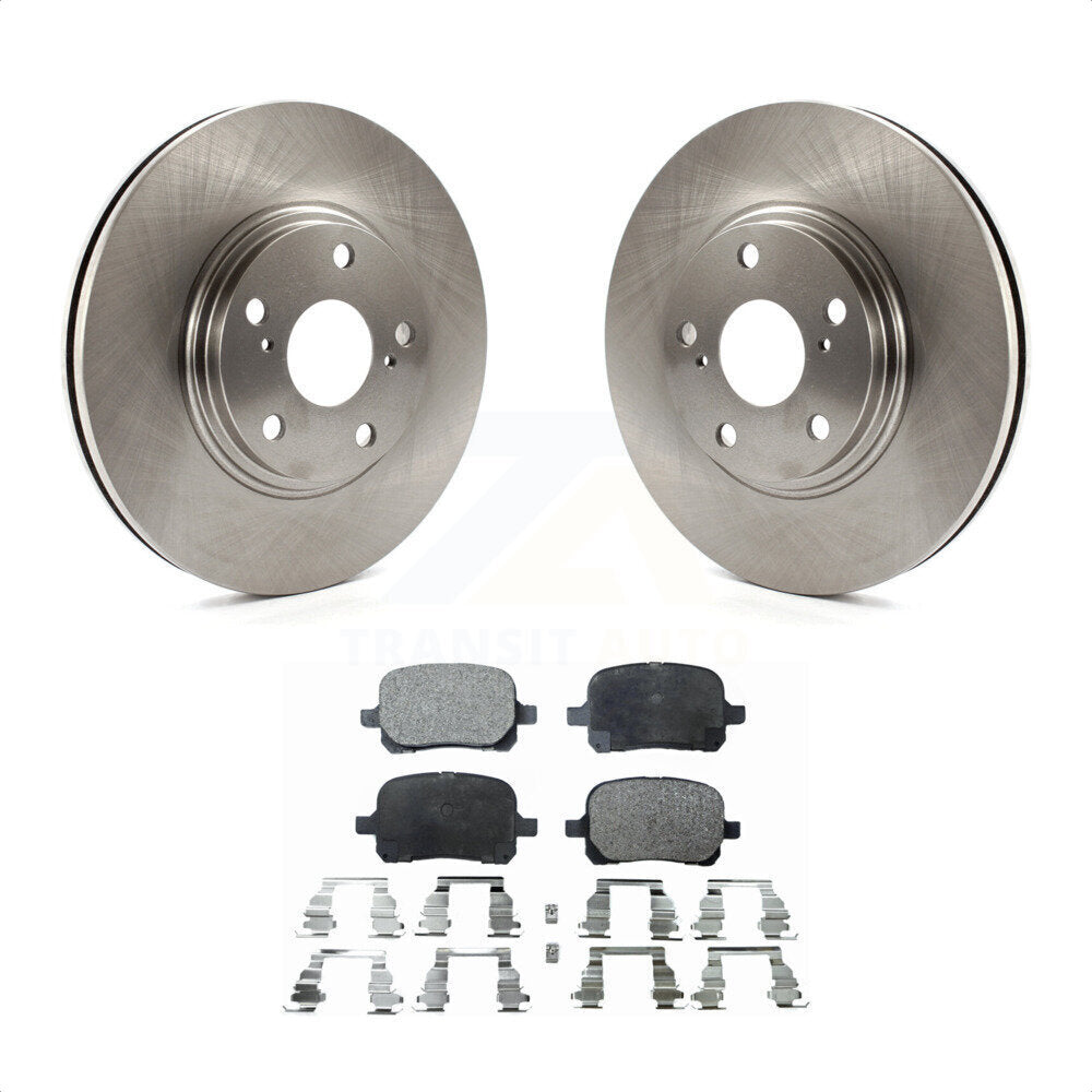 Front Disc Brake Rotors And Semi-Metallic Pads Kit For 1999-2001 Lexus RX300 K8F-100324 by Transit Auto