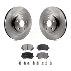 Front Disc Brake Rotors And Semi-Metallic Pads Kit For 2003-2008 Toyota Corolla Matrix Pontiac Vibe K8F-100329