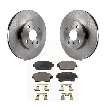 Front Disc Brake Rotors And Semi-Metallic Pads Kit For Toyota Echo MR2 Spyder K8F-100333 by Transit Auto